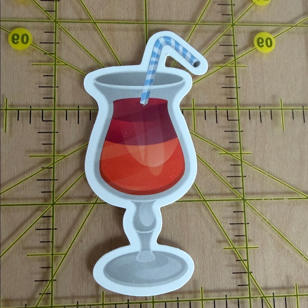 NEW Beverage Aesthetic Waterproof Vinyl Sticker